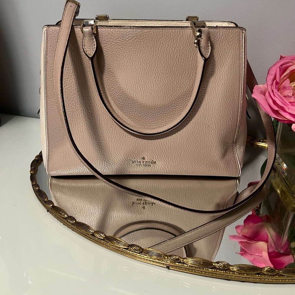 Kate Spade Cream Satchel with Elegant Design - Picture 2 of 9